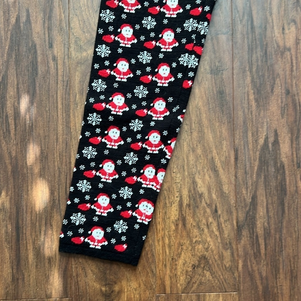Ladies Santa Knit Leggings - Picture 3 of 5